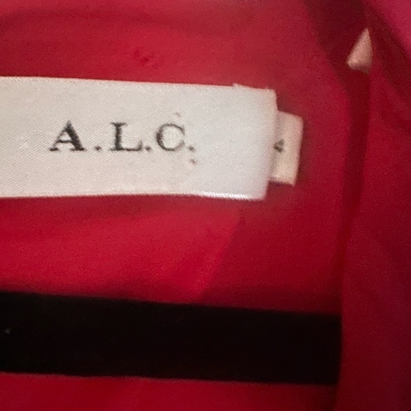 A.L.C- NWOT ABSOLUTELY STUNNING ALC RED DRESS is a must own! Size 4 - Picture 6 of 6